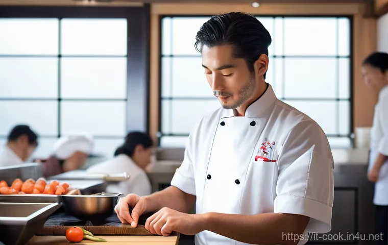 일식조리 자격증 합격생 인터뷰 - **A Chef's Inspiring Journey: The Genesis of Passion**
    An Italian chef, in his early 30s, stands...