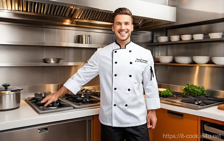 양식조리사 자격증의 가치와 전망 - **Prompt 1: The Accomplished Chef with Diploma**
    A confident, determined male chef, appearing to...